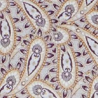 beige paisley