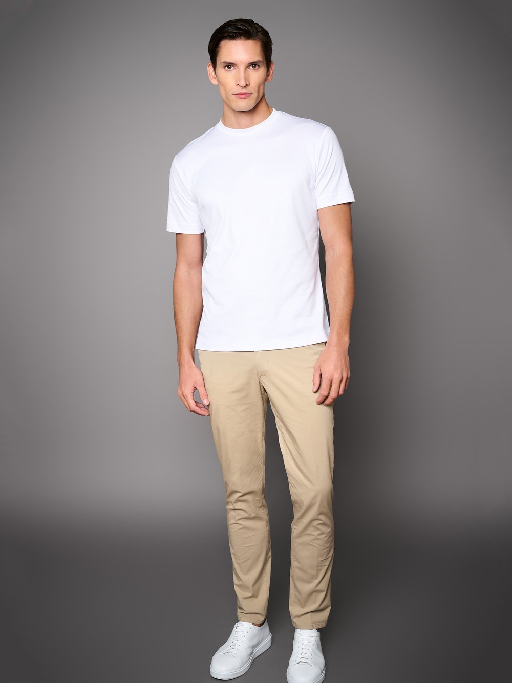 T-Shirt | Style »Luxury Two Ply T-Shirt« white